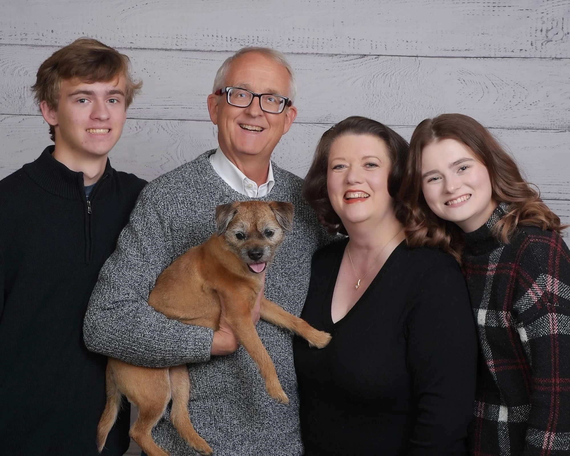 Ben Hobert with his family